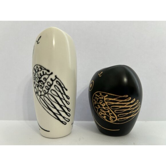 Kate Spade Lenox Owl Salt & Pepper Shaker Set Preowned Please See Pictures FLAW - Picture 3 of 8